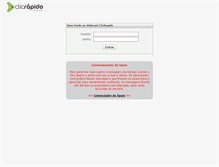 Tablet Screenshot of mail.clicrapido.com.br
